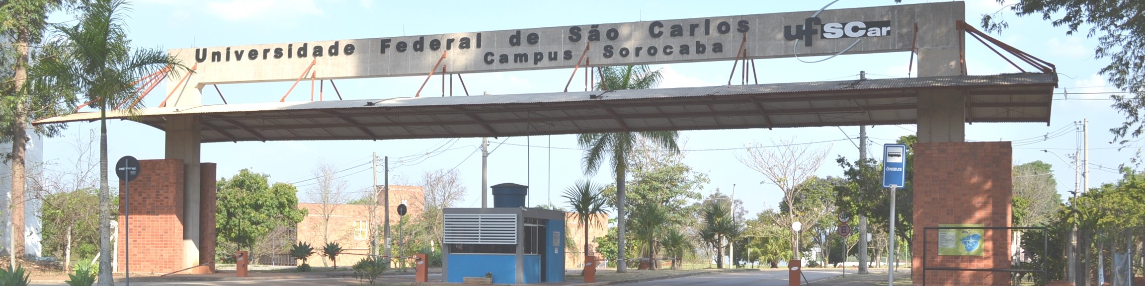 Imagem da entrada do Campus Sorocaba da UFSCar